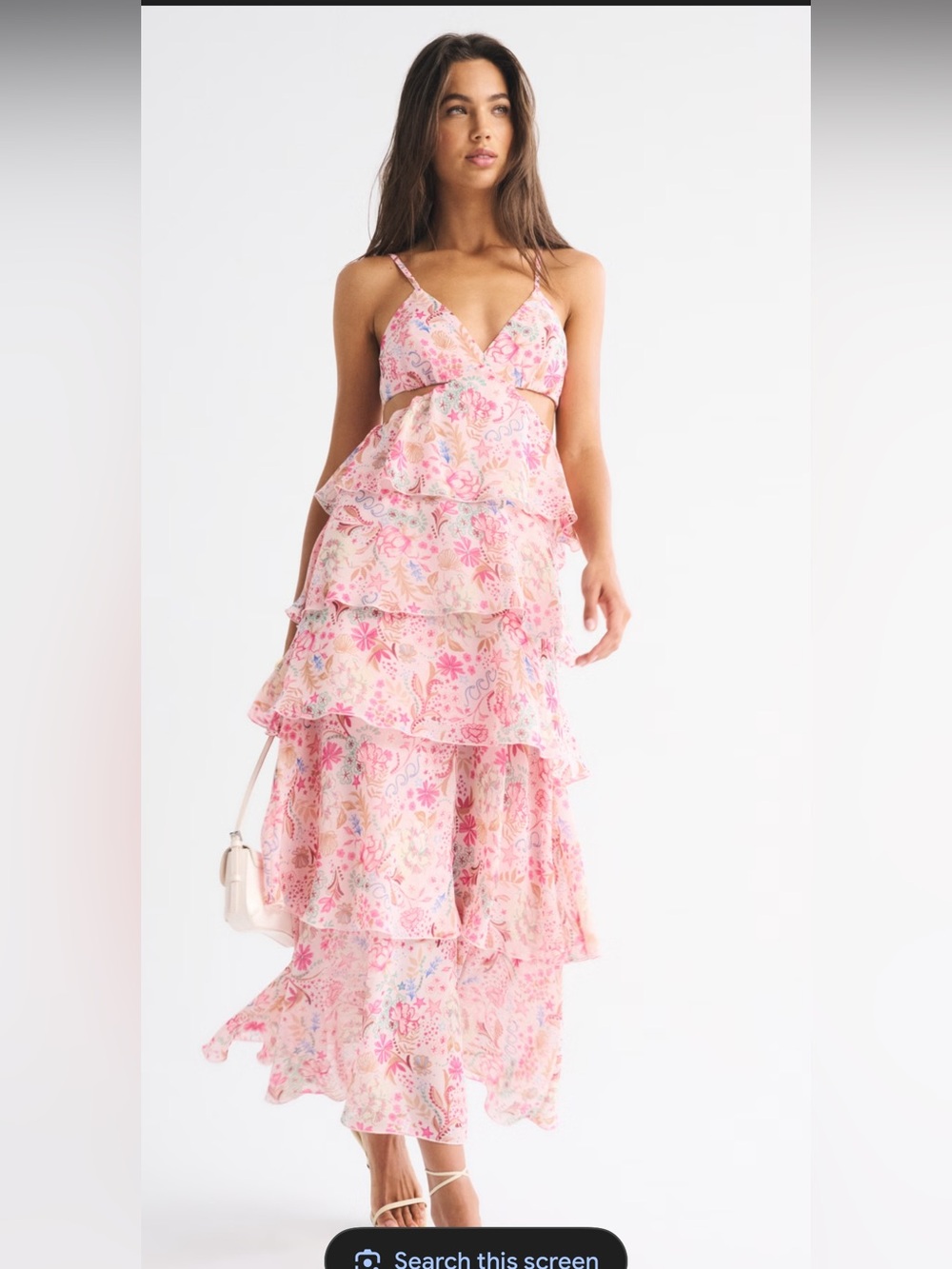 NWT Abercrombie & Fitch 3-in-1 Convertible Tiered Maxi Dress -Small